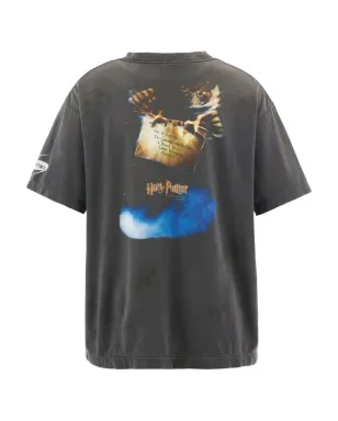 SAINT MXXXXXX ハリーポッター コットンTシャツ - ブラック - サムネイル2