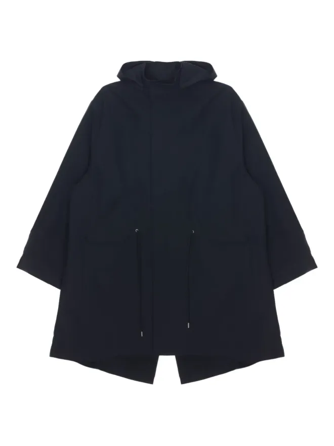 Studio Nicholson Studio Nicholson モビ フード付きドローストリングパーカ - ブラックの商品画像