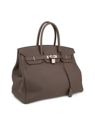 Hermès Pre-Owned Birkin 35 トゴレザー ハンドバッグ - サムネイル4