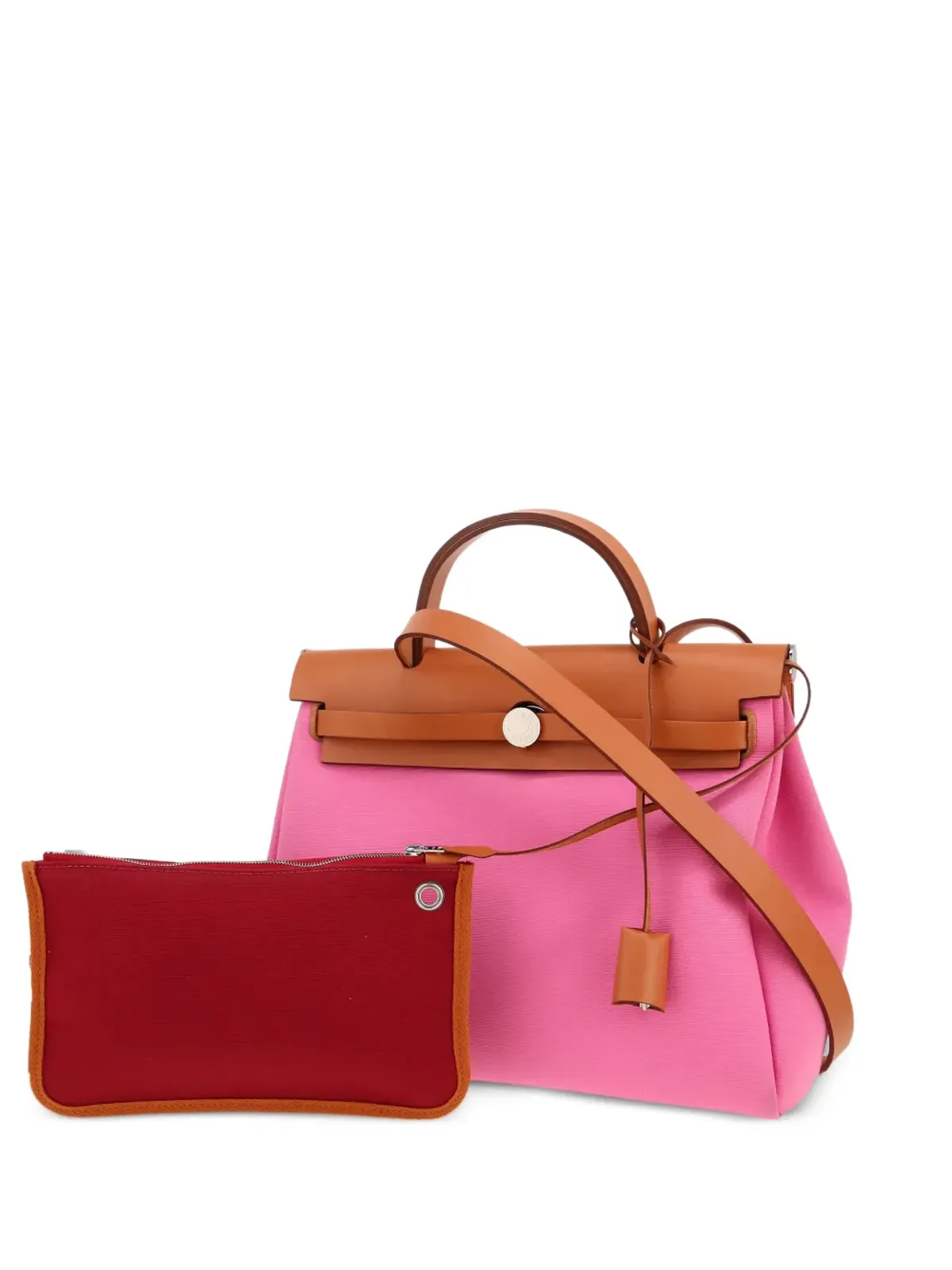 Hermès Pre-Owned ヘルバッグ removable-strap ハンドバッグ - ピンク - 画像2