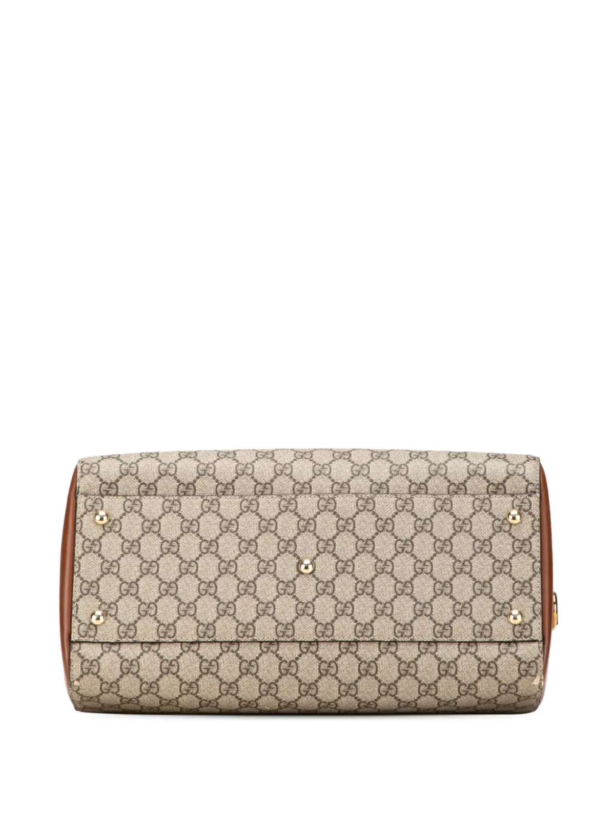 Gucci Pre-Owned GG Supreme サッチェル - 画像4