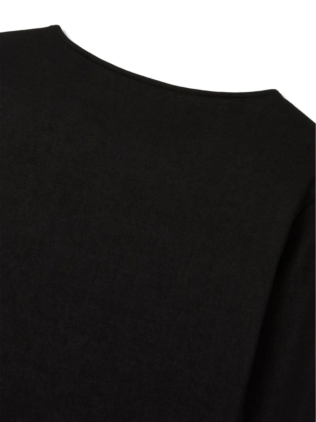 TOMBOY strap-detail layered T-shirt - Black - 画像5