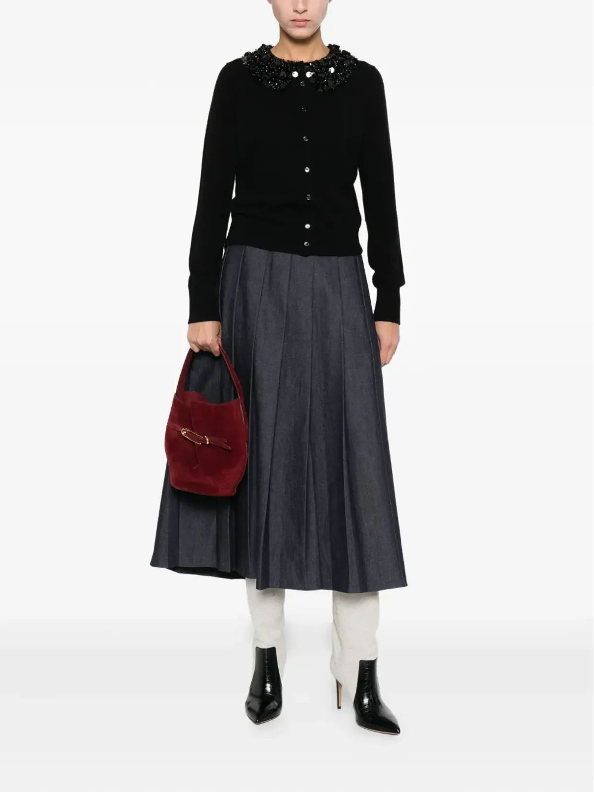 Ulla Johnson スパンコール装飾カーディガン - 画像2