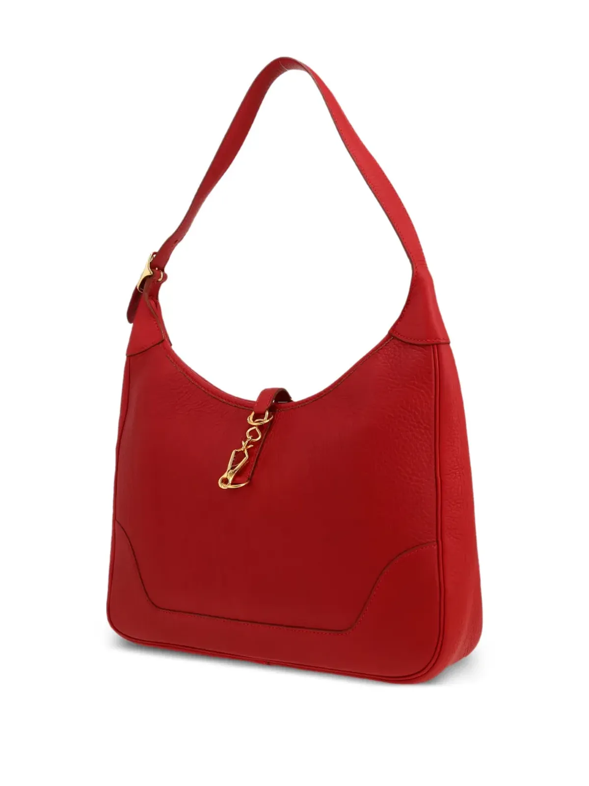 Hermès Pre-Owned 1997 トリム フィヨルド レザー ショルダーバッグ - レッド - 画像5