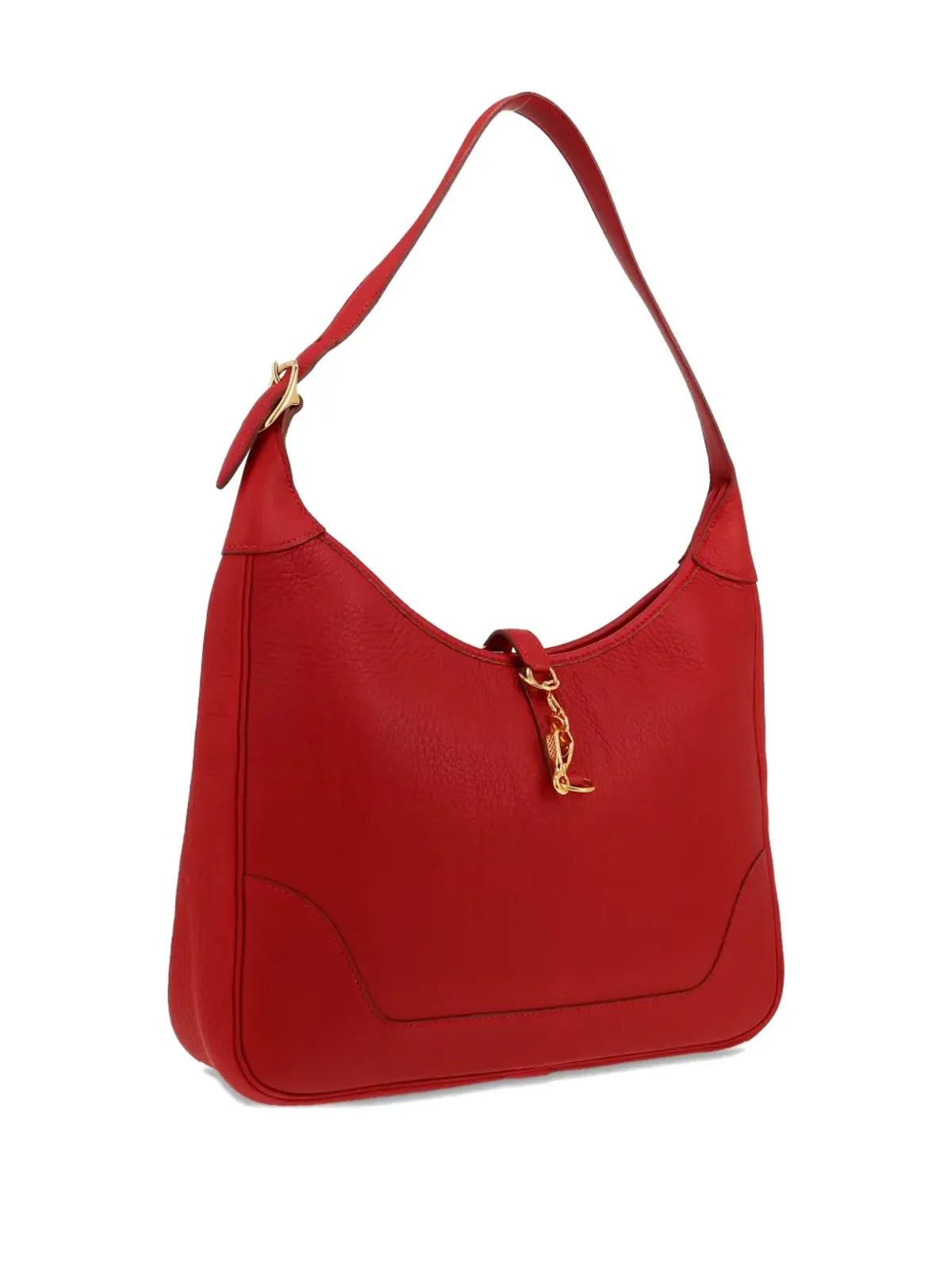 Hermès Pre-Owned 1997 トリム フィヨルド レザー ショルダーバッグ - レッド - 画像3