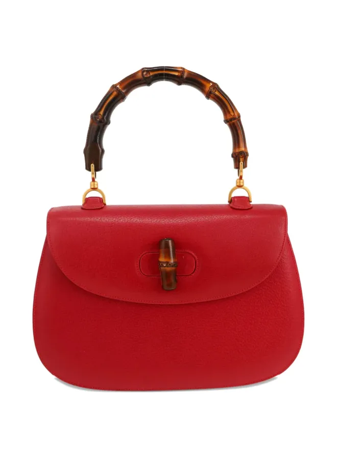 Gucci Pre-Owned Gucci 1990年代 バンブーハンドル付きショルダーバッグの商品画像