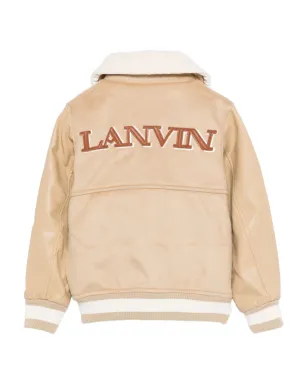 Lanvin Enfant ロゴ刺繍ボンバージャケット - サムネイル2