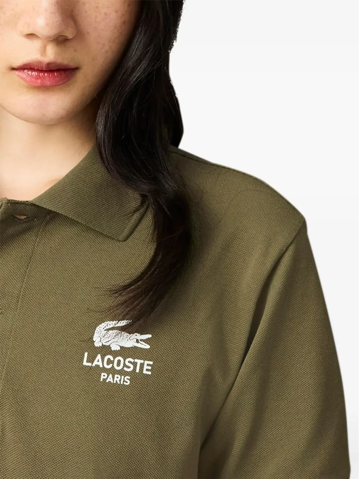 Lacoste L.12.12 ロゴ刺繍ポロシャツ - 画像4