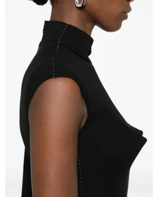Jean Paul Gaultier ハイネック アシンメトリック ミニドレス - サムネイル5