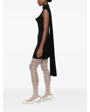 Jean Paul Gaultier ハイネック アシンメトリック ミニドレス - サムネイル2