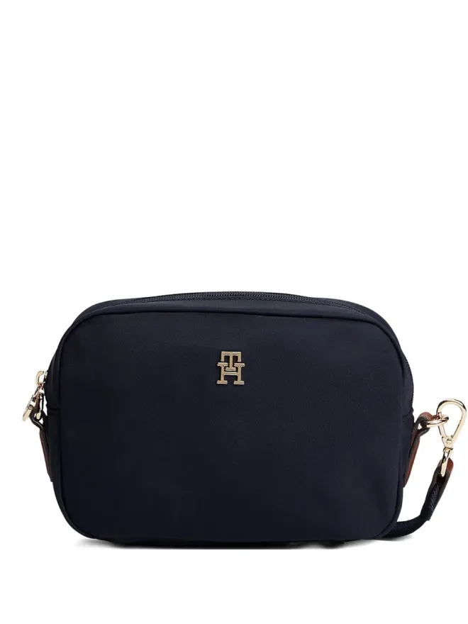 Tommy Hilfiger Tommy Hilfiger ロゴプレート付きクロスボディバッグ ブルーの商品画像