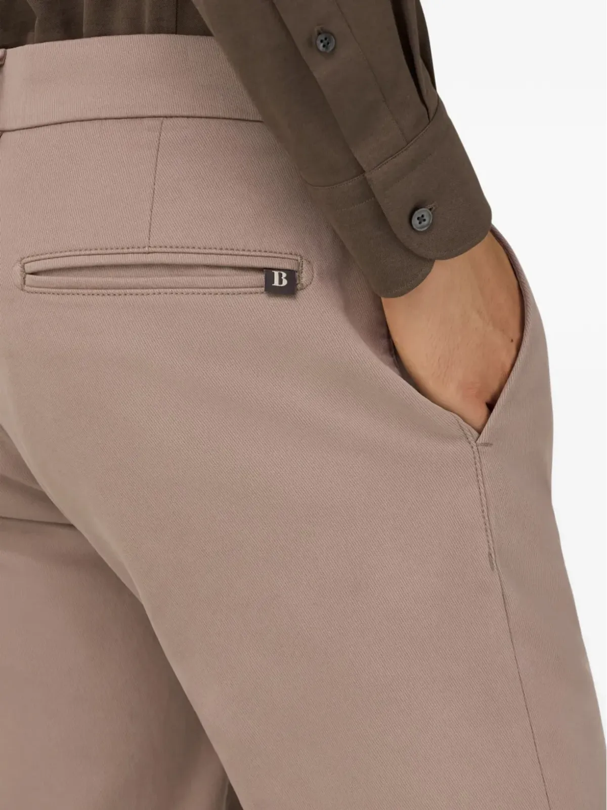 Boggi Milano コットン ストレートレッグパンツ - 画像5
