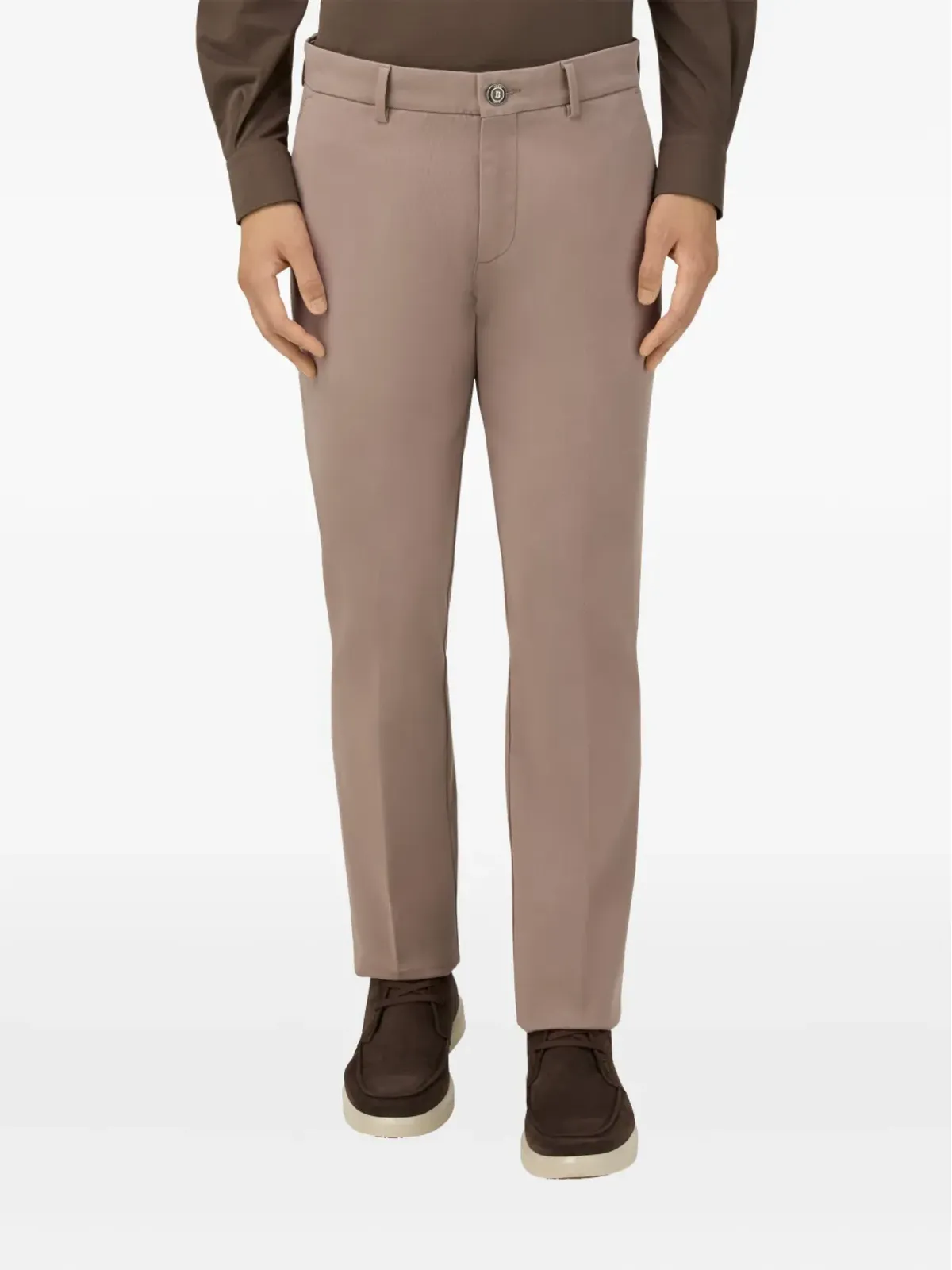 Boggi Milano コットン ストレートレッグパンツ - 画像3