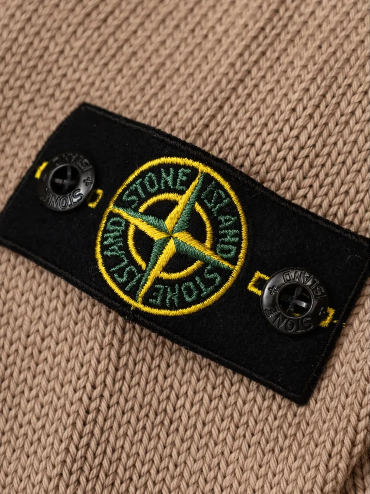 Stone Island Junior ロゴパッチセーター - 画像4