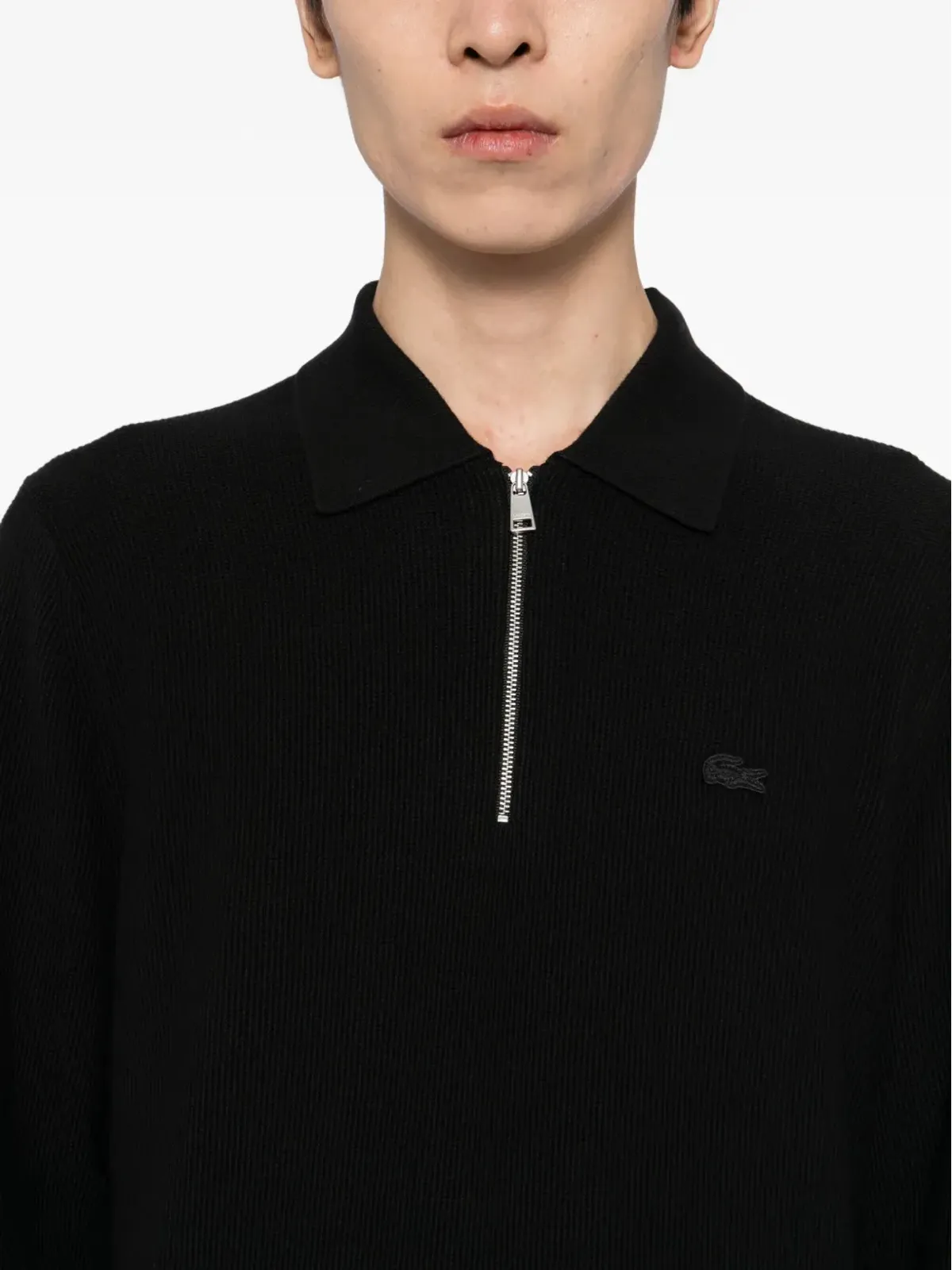 Lacoste 半ジップポロシャツ - 画像4