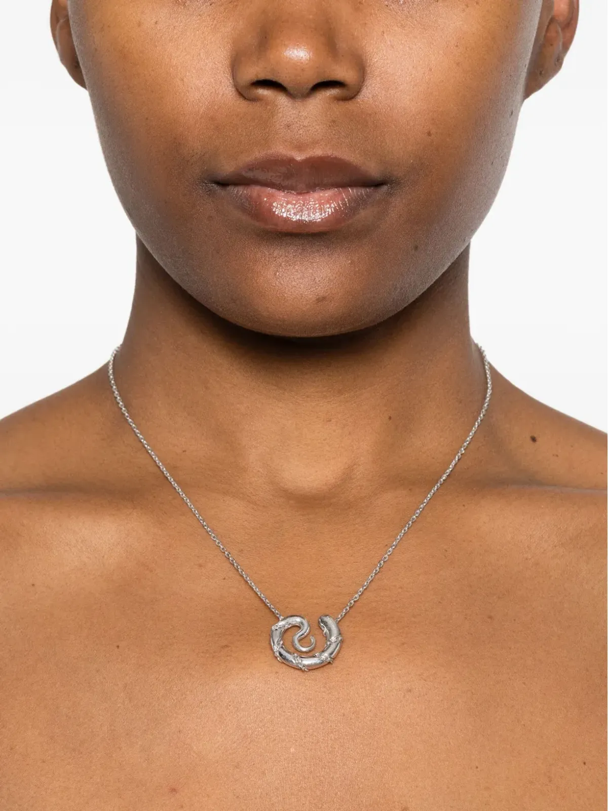Panconesi Serpant twisted-pendant necklace - 画像3