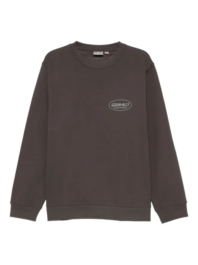 Gramicci Gramicci ロゴプリント クルーネック スウェットシャツの商品画像