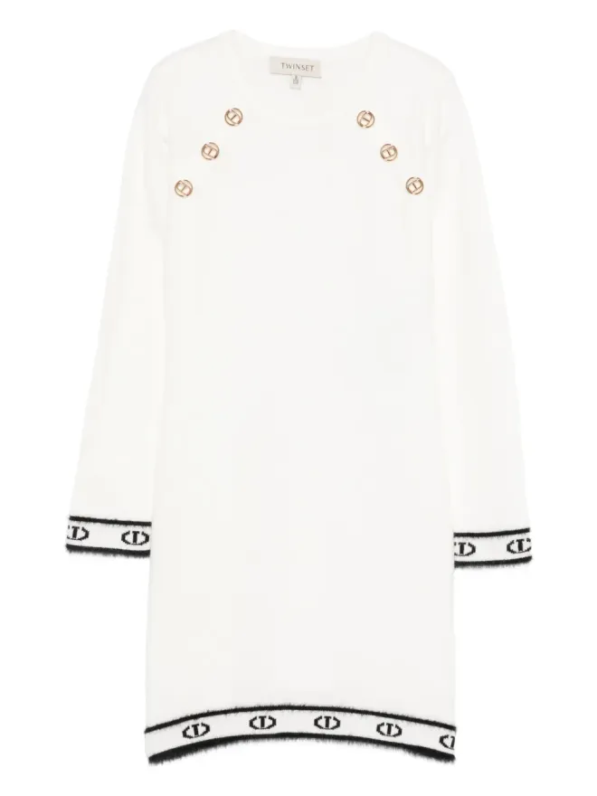 TWINSET Kids TWINSET Kids ロゴトリムドレスの商品画像