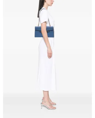 Gucci ビンテージ エミリー レザー ショルダーバッグ ブルー - サムネイル2