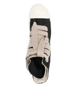 Rick Owens DRKSHDW ハイトップレースアップスニーカー - サムネイル4