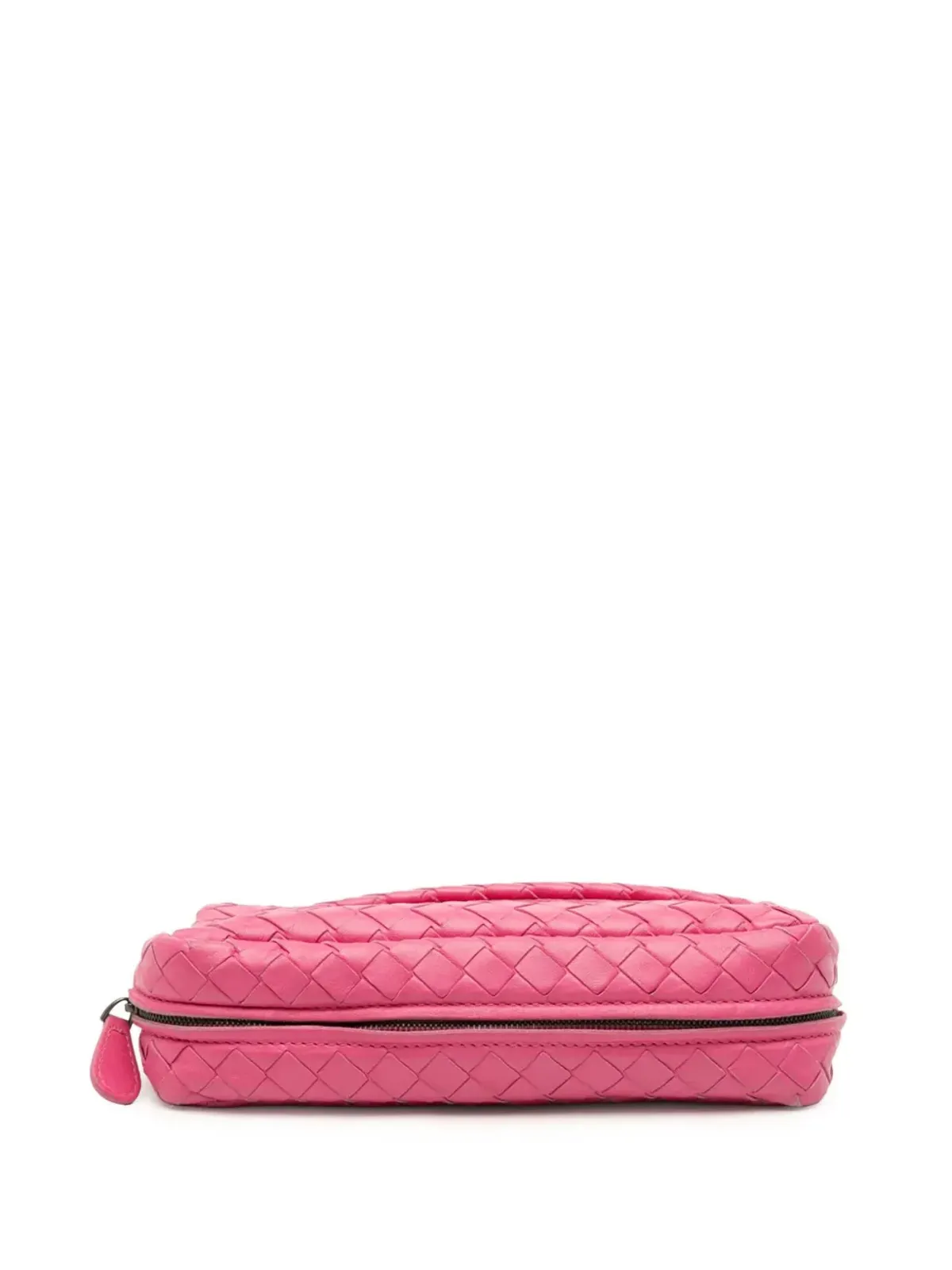 Bottega Veneta Pre-Owned ミニ Nappa Intrecciato 拡張チェーン フラップ クロスボディバッグ - ピンク - 画像4
