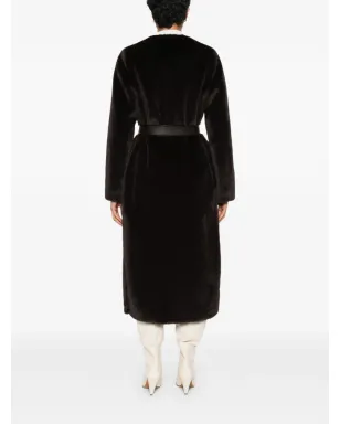 Vanessa Bruno belted coat - Brown - サムネイル4