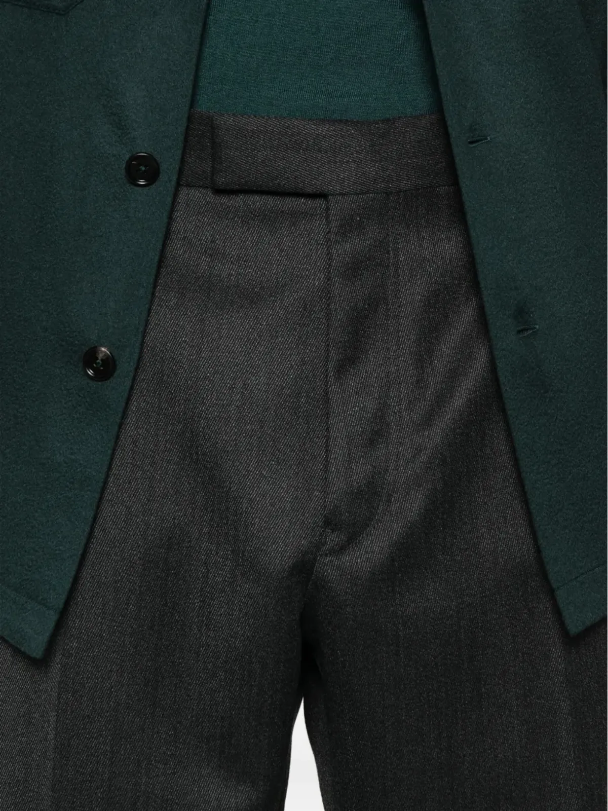 Zegna プリーツフロントパンツ - 画像5