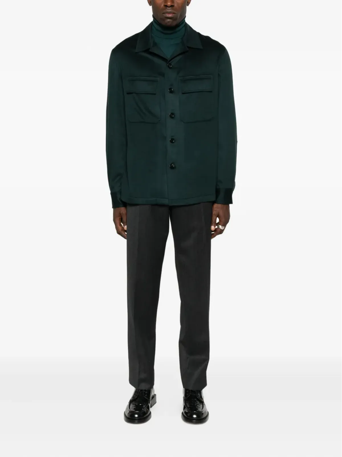 Zegna プリーツフロントパンツ - 画像2