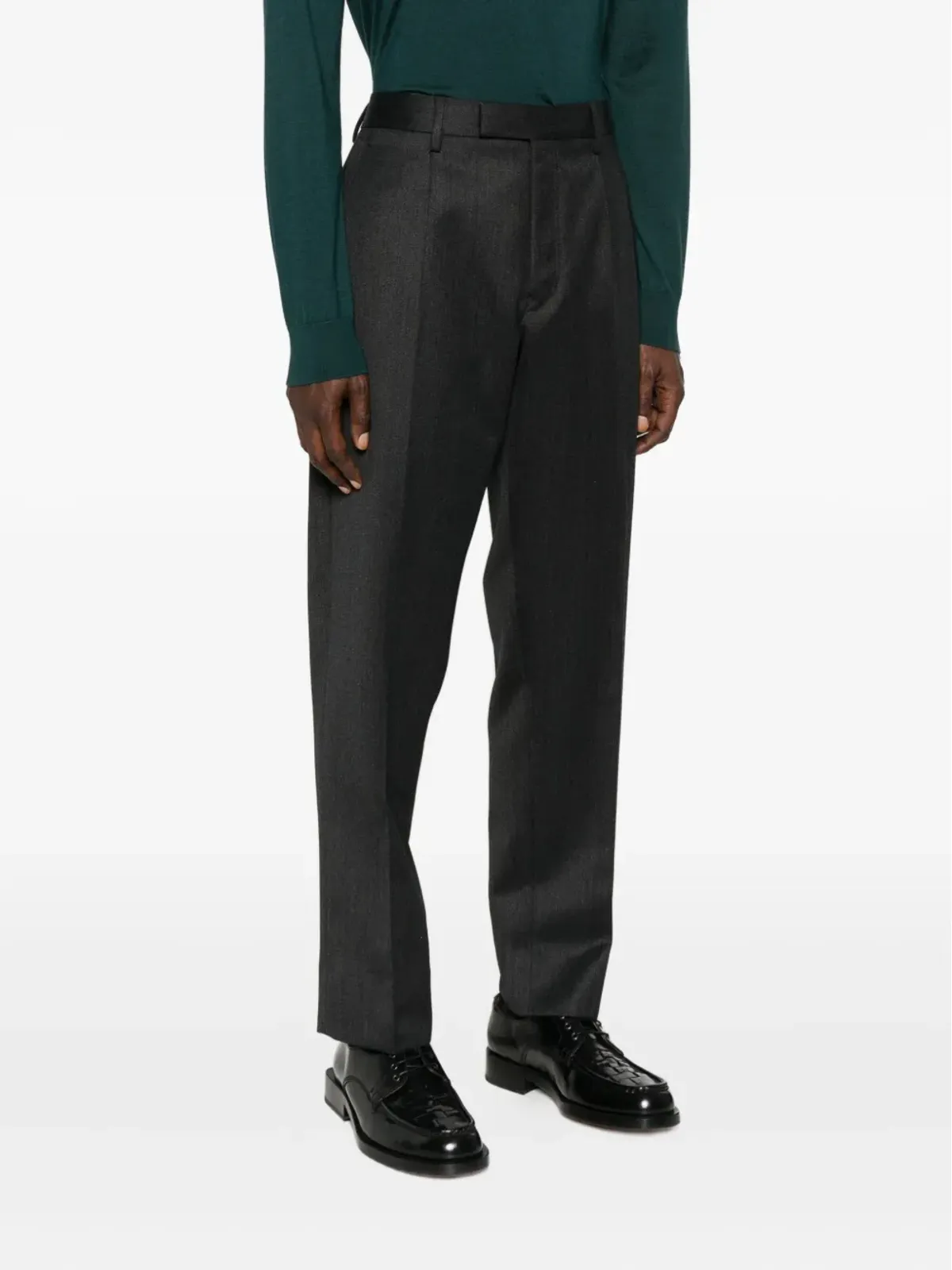 Zegna プリーツフロントパンツ - 画像3
