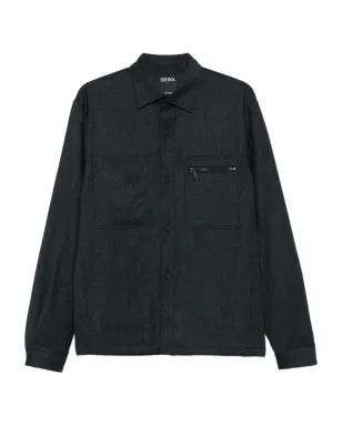Zegna ボタン付きポケットシャツ - サムネイル1