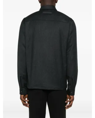Zegna ボタン付きポケットシャツ - サムネイル4