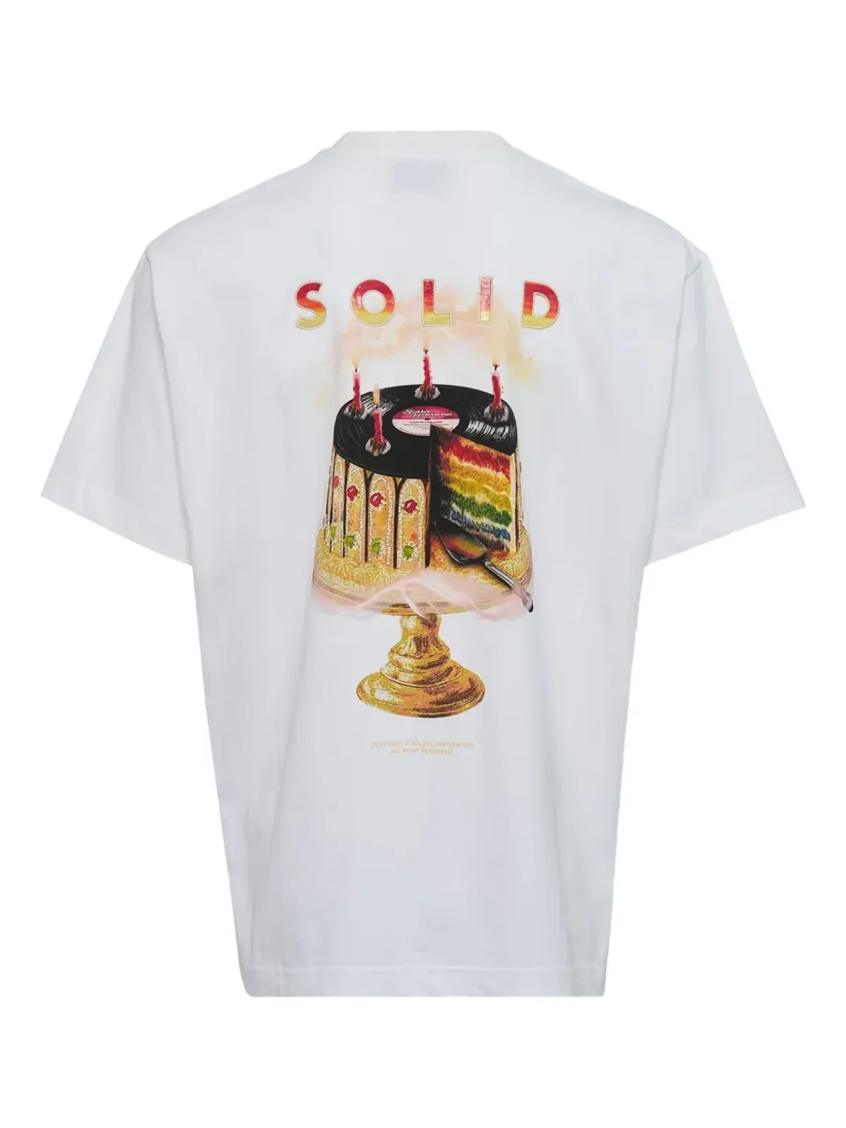 SOLID HOMME Rainbow Cake Tシャツ - 画像2