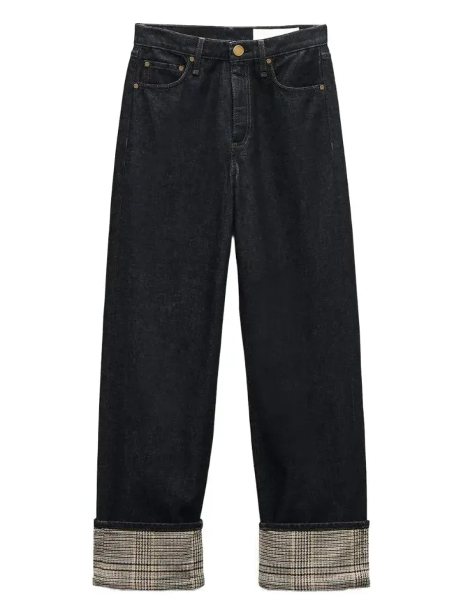 Rag & Bone rag & bone Shea チェック柄カフジーンズの商品画像