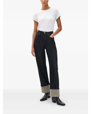 rag & bone Shea チェック柄カフジーンズ - サムネイル3