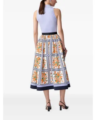 Carolina Herrera 花柄ミディスカート - サムネイル2