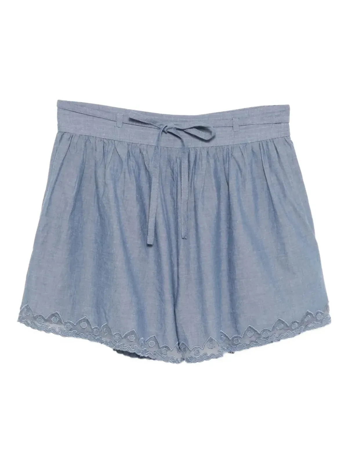 Ulla Johnson エロウェン レーストリム ギャザー入りショーツ - 画像1