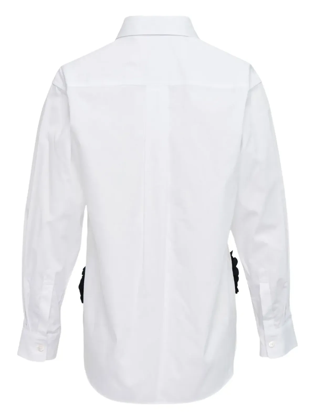 Comme des Garçons TAO Broad X rose-embellished shirt - White - 画像2