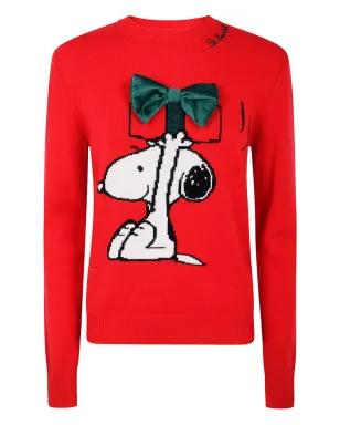 MC2 Saint Barth × Peanuts リボンパッチ付きセーター - サムネイル1