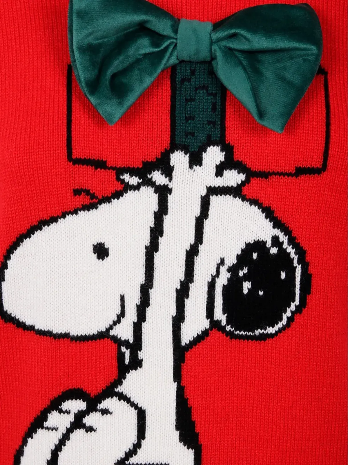 MC2 Saint Barth × Peanuts リボンパッチ付きセーター - 画像3