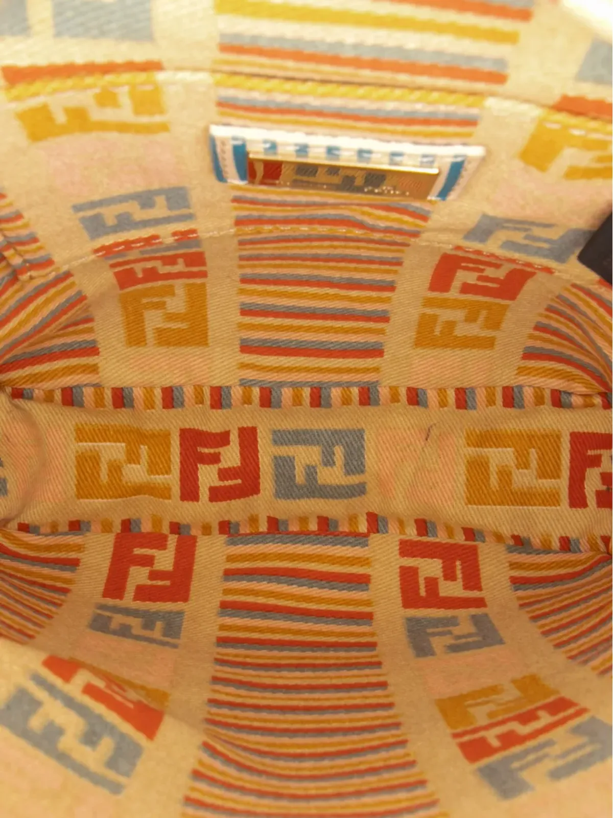 Fendi Pre-Owned 2000-2010 Zucca Denim クロスボディバッグ - ブルー - 画像5