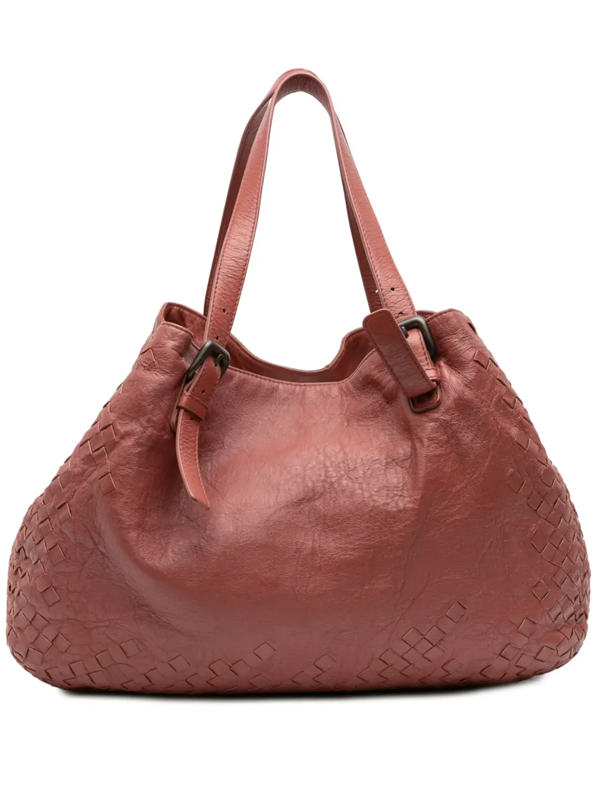 Bottega Veneta イントレチャート・トリム付きナッパ・Cesta トートバッグ - 画像1