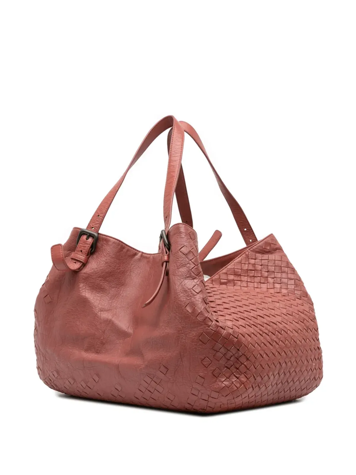 Bottega Veneta イントレチャート・トリム付きナッパ・Cesta トートバッグ - 画像3