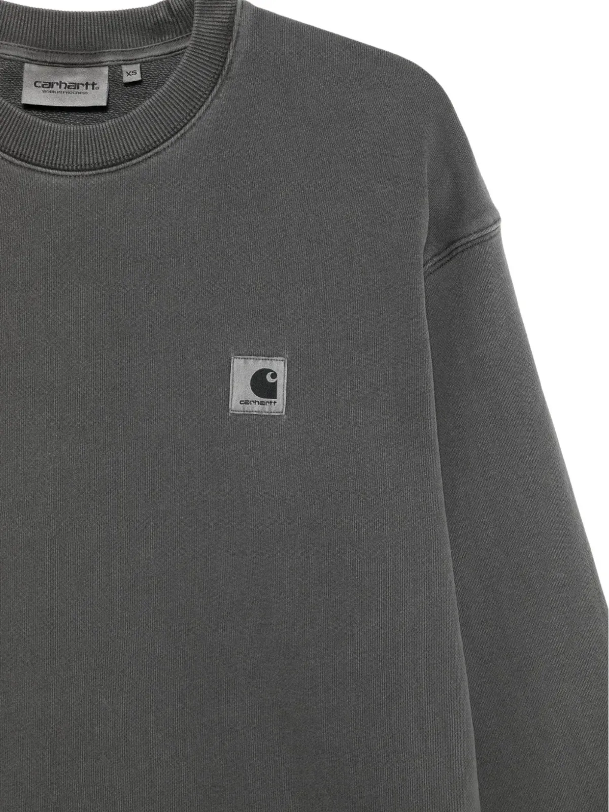 Carhartt WIP スクエアロゴ コットン スウェットシャツ - 画像3