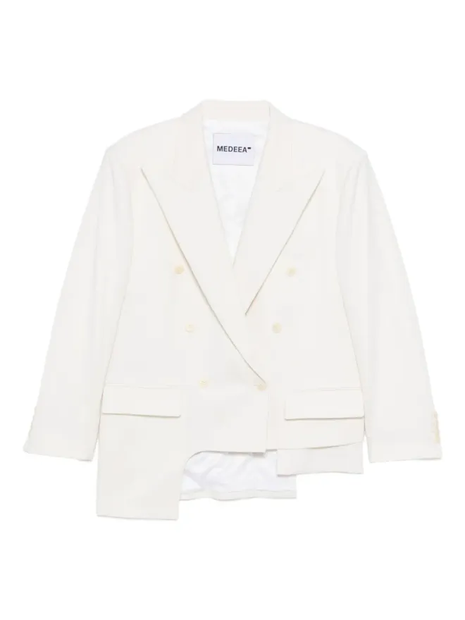 MEDEEA MEDEEA アシンメトリック ダブルブレスト ブレザーの商品画像