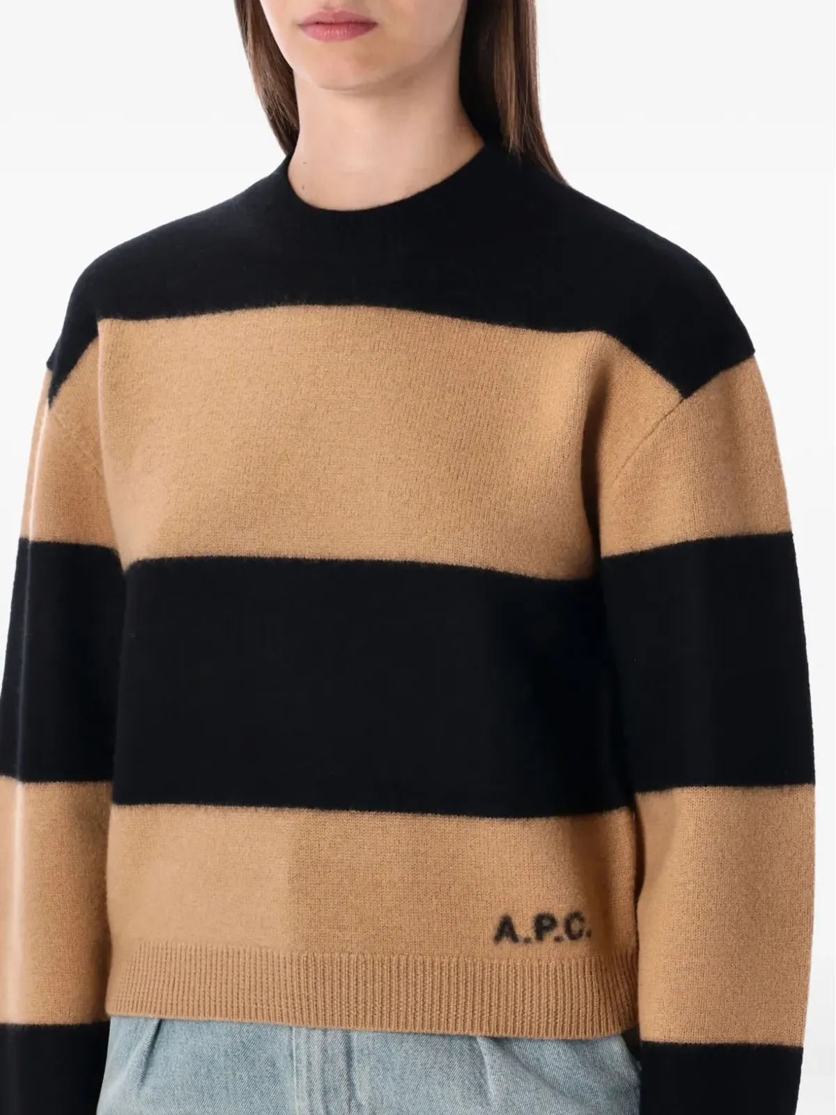 A.P.C. ペニー・ストライプ ニットセーター - 画像3
