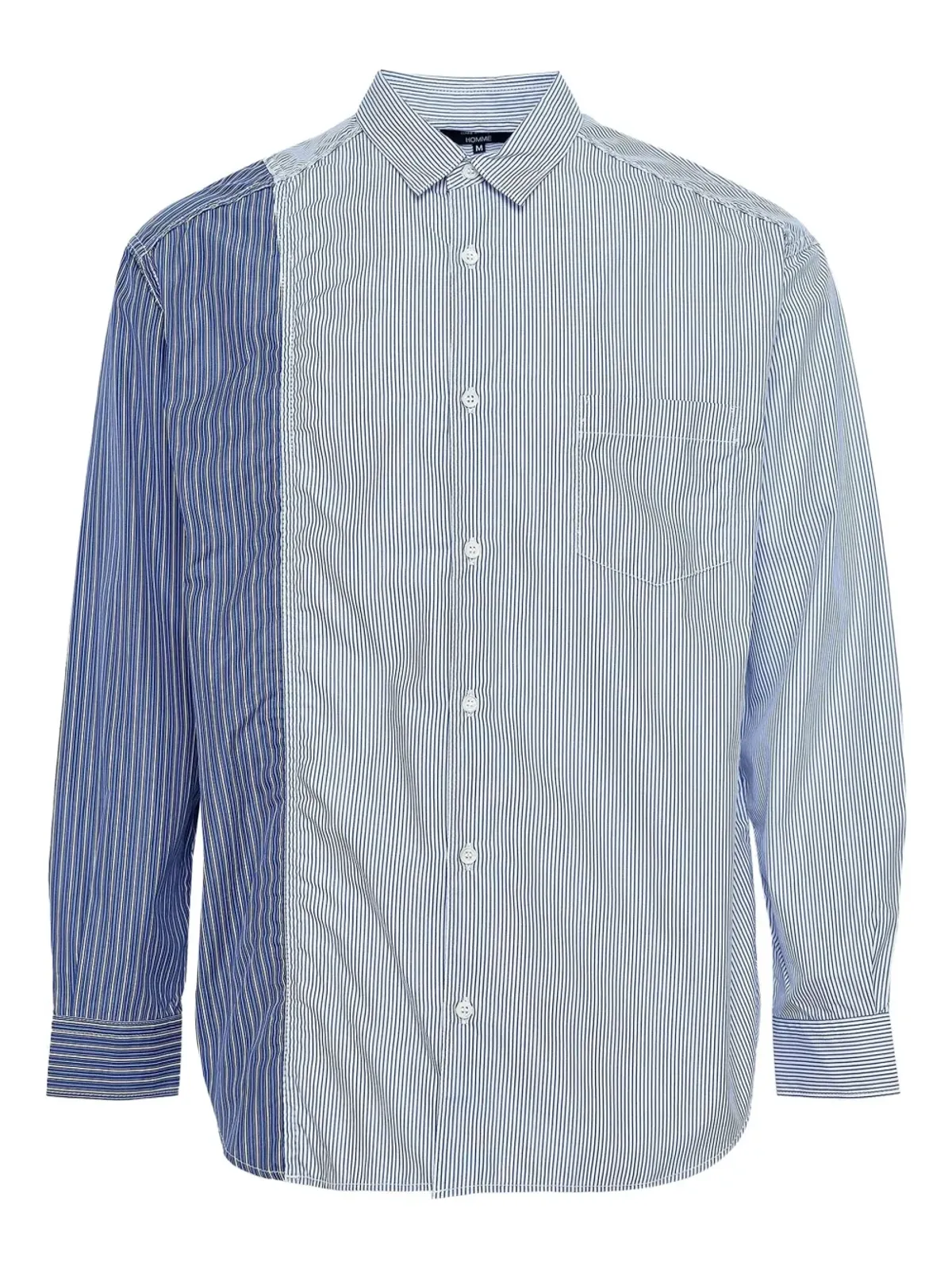 Comme des Garçons Homme ストライプパネルドシャツ - 画像1