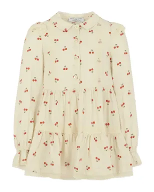 Philosophy Di Lorenzo Serafini Kids チェリープリント レーストリム ドレス - サムネイル1