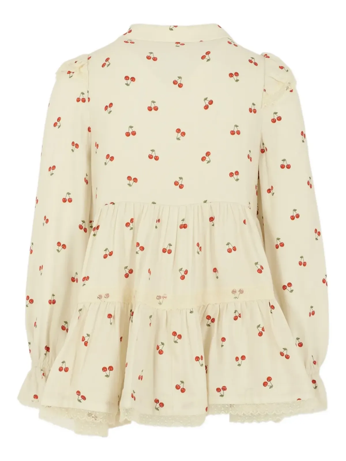 Philosophy Di Lorenzo Serafini Kids チェリープリント レーストリム ドレス - 画像2