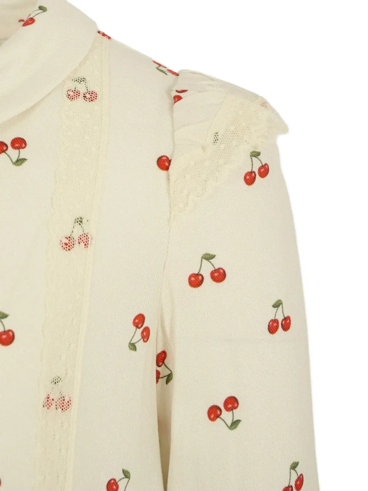 Philosophy Di Lorenzo Serafini Kids チェリープリント レーストリム ドレス - 画像3