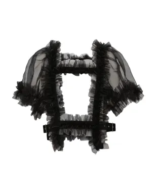 Noir Kei Ninomiya オーガンディのフリルベスト - サムネイル2
